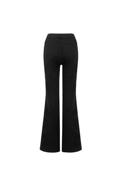 Black Bootcut Sweatpants - ANN ANDELMAN