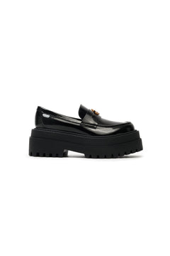 Black Platform Loafers - ANN ANDELMAN