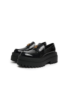 Black Platform Loafers - ANN ANDELMAN