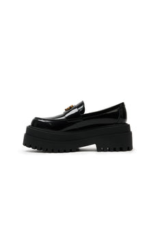 Black Platform Loafers - ANN ANDELMAN