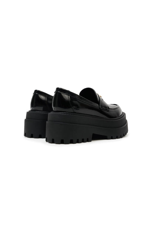 Black Platform Loafers - ANN ANDELMAN