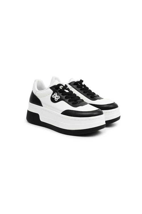 Black Platform Sneaker - ANN ANDELMAN