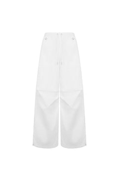 White Parachute Pants - ANN ANDELMAN