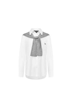 White Shawl Fake Two - Piece Shirt - ANN ANDELMAN