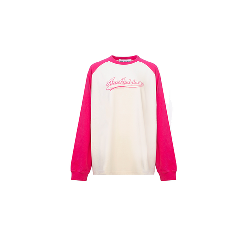 Pink Graffiti Print Shoulder-Length Sleeves