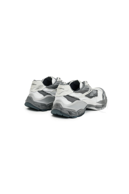 Grey Split Distressed Sneakers
