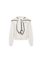 Apricot Sailor Collar Sweater