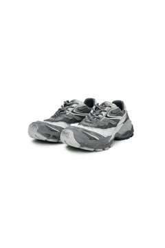 Grey Split Distressed Sneakers