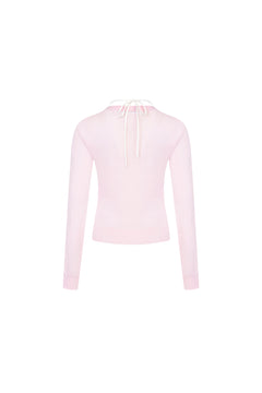 Pink Halter Neck Two-piece Set