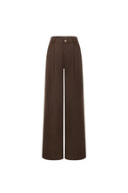 Brown Corduroy Straight-leg Trousers