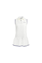 White POLO Collar Golf Dress