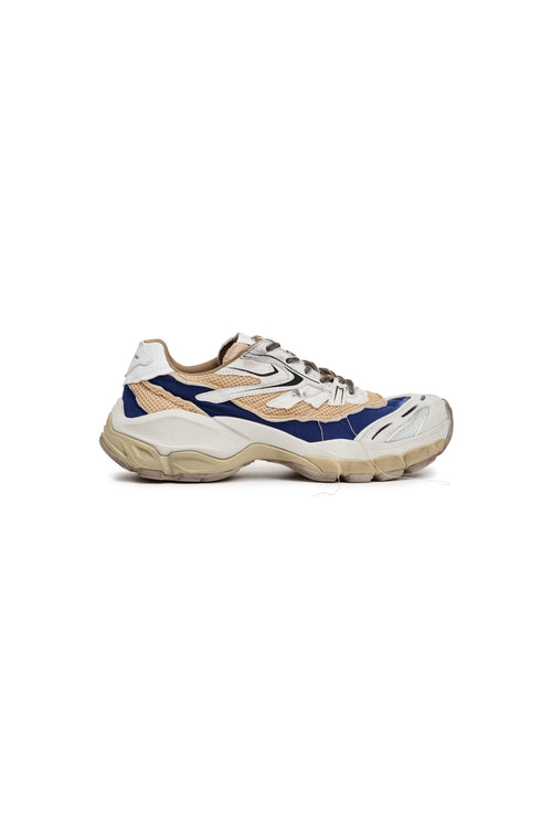 Khaki Split Distressed Sneakers