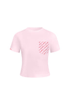 Pink 520 Pocket Embroidered T-shirt