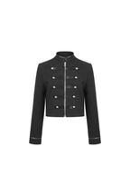 Dark Gray European-style Short Jacket
