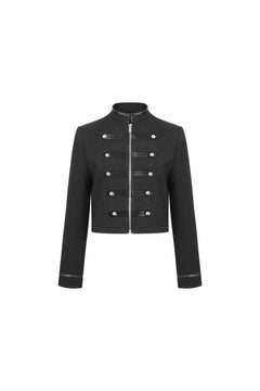 Dark Gray European-style Short Jacket