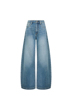 Blue Studded Scimitar Jeans