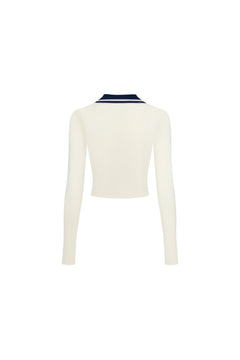 Off-white Golf-colored Knit Top