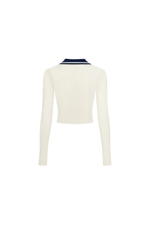 Off-white Golf-colored Knit Top