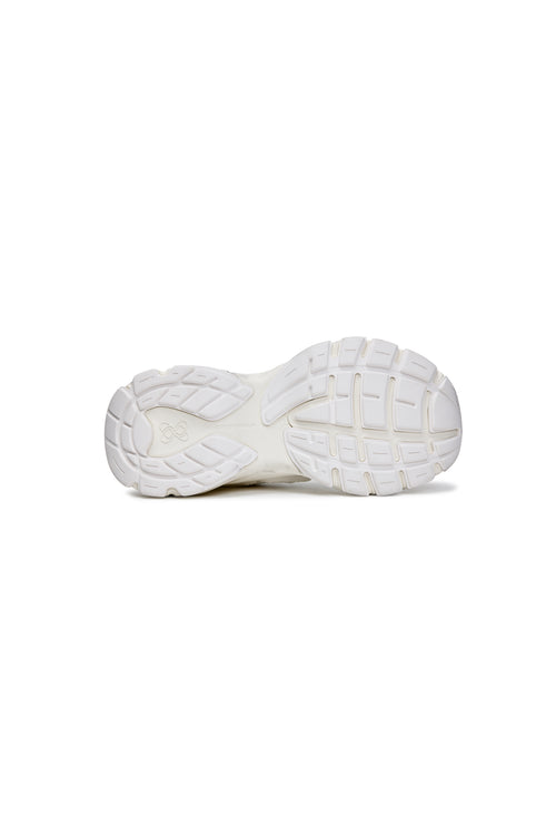 White Split Distressed Sneakers