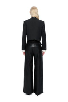 Dark Gray European-style Short Jacket