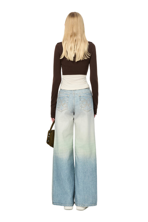 Brown Knit Halter Neck Two-piece Set