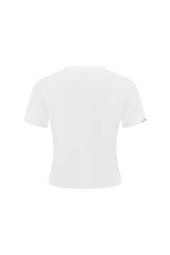 White 520 Pocket Embroidered T-shirt