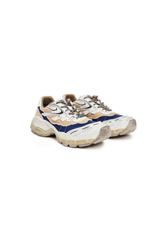 Khaki Split Distressed Sneakers