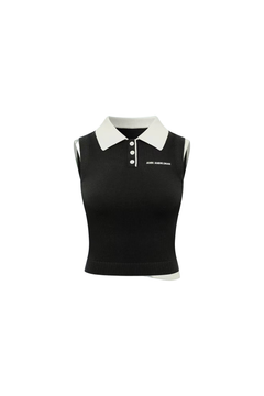 Black Wool Vest