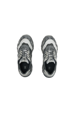 Grey Split Distressed Sneakers