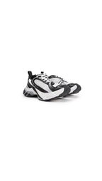 Black and White The Fusion Retro Running Shoes