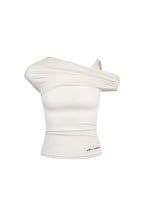 Apricot Asymmetric T-Shirt - ANN ANDELMAN