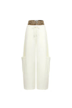 Apricot-colored Denim Sweatpants - ANN ANDELMAN