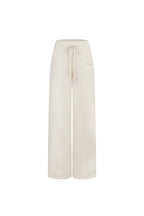 Apricot - colored Textured Wool Wide - leg Pants - ANN ANDELMAN