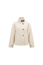 Apricot Double-faced Wool Coat - ANN ANDELMAN