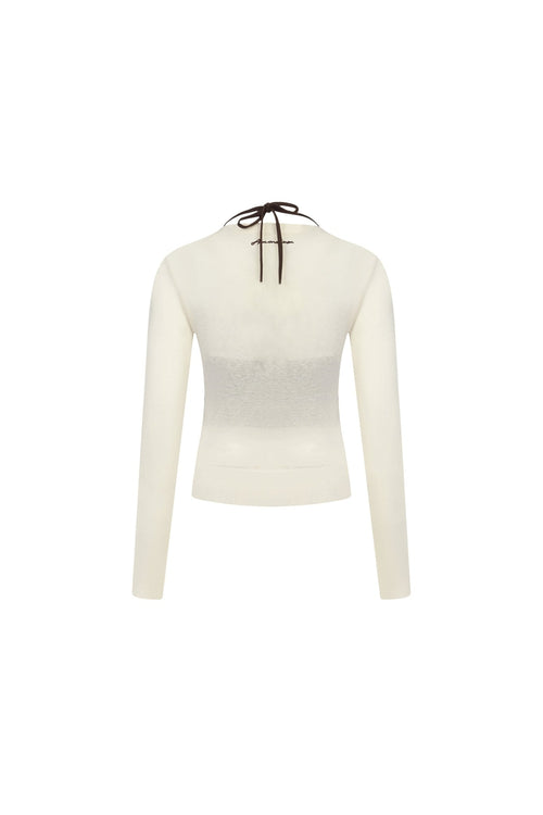 Apricot Halter Neck Two - piece Set - ANN ANDELMAN