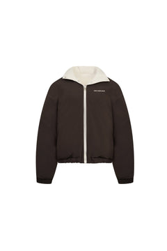 Apricot Reversible Color - blocked Down Jacket - ANN ANDELMAN