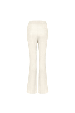 Apricot Slim - fit Ribbed Flared Trousers - ANN ANDELMAN