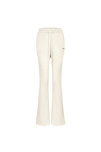 Apricot Slim - fit Ribbed Flared Trousers - ANN ANDELMAN