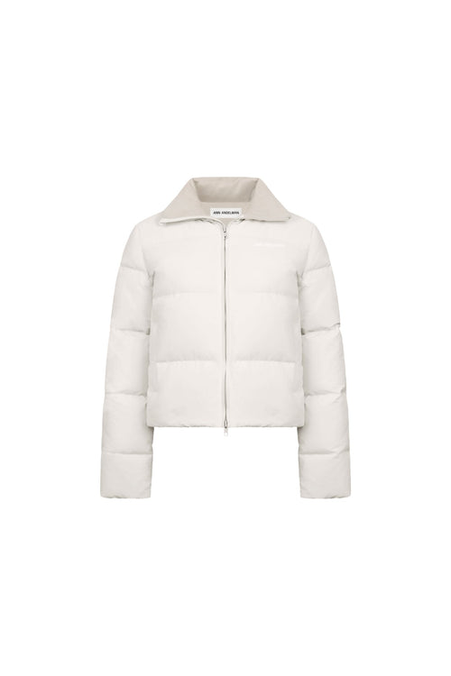 Apricot Stand - up Collar Slim - fit Down Jacket - ANN ANDELMAN