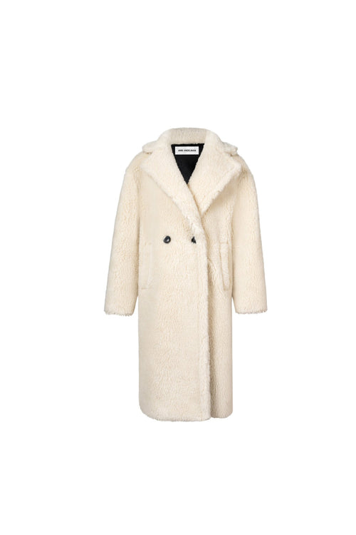 Apricot Woolen Coat - ANN ANDELMAN