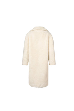 Apricot Woolen Coat - ANN ANDELMAN