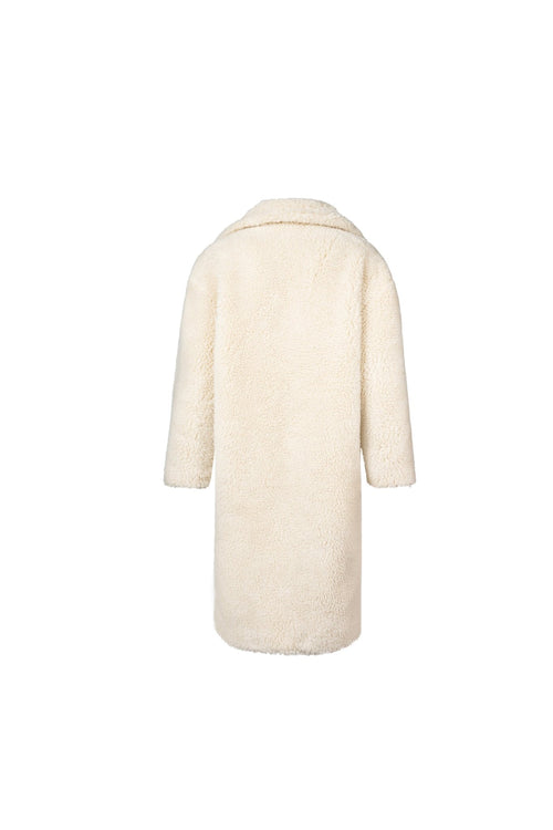 Apricot Woolen Coat - ANN ANDELMAN