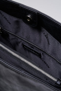 Avenue Black Large - capacity Shoulder Tote Bag - ANN ANDELMAN