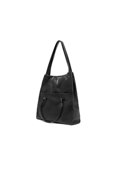 Avenue Black Large - capacity Shoulder Tote Bag - ANN ANDELMAN