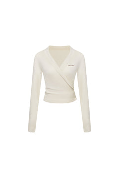 Beige Slim - Fit Knitted Cardigan - ANN ANDELMAN