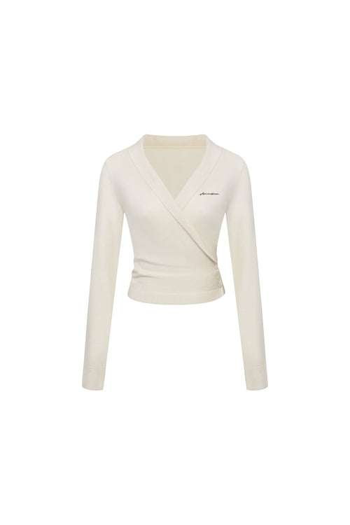 Beige Slim - Fit Knitted Cardigan - ANN ANDELMAN