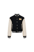 Black American - style Quilted Baseball Jacket - ANN ANDELMAN