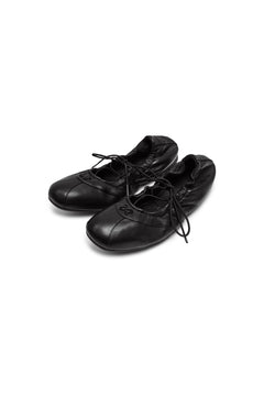 Black Ballet-style Flats - ANN ANDELMAN