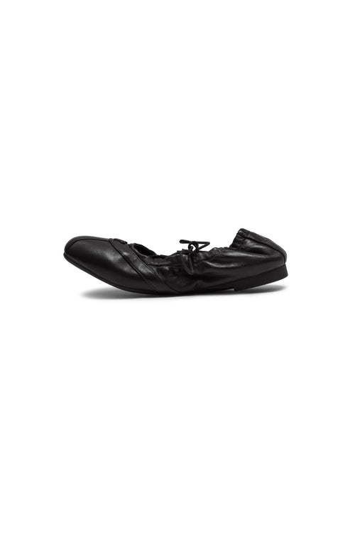 Black Ballet-style Flats - ANN ANDELMAN