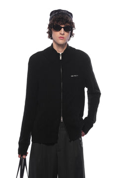 Black Cable Knit Cardigan - ANN ANDELMAN